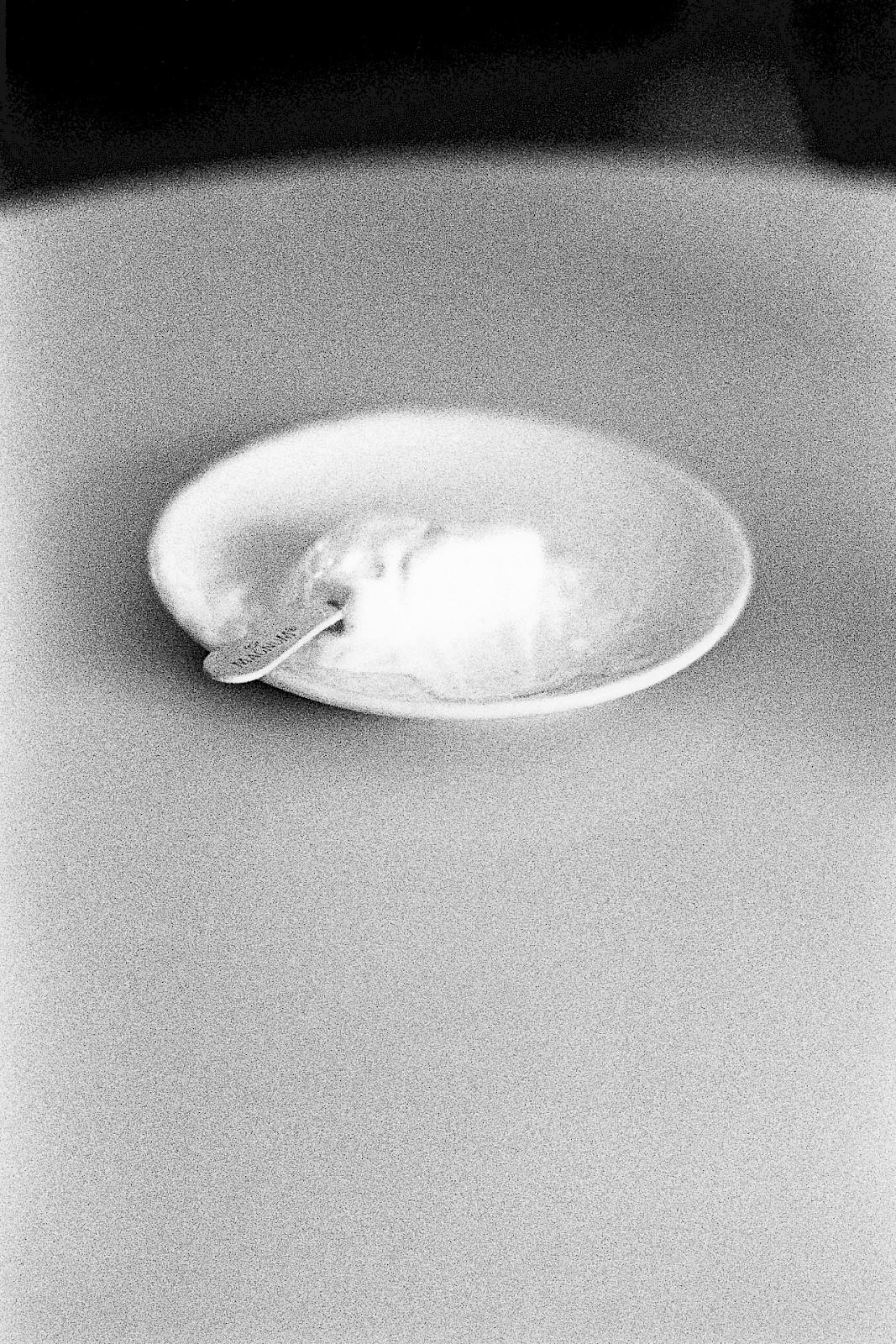 Untitled (melting icecream), silver gelatin photograph by Mikael Siirilä